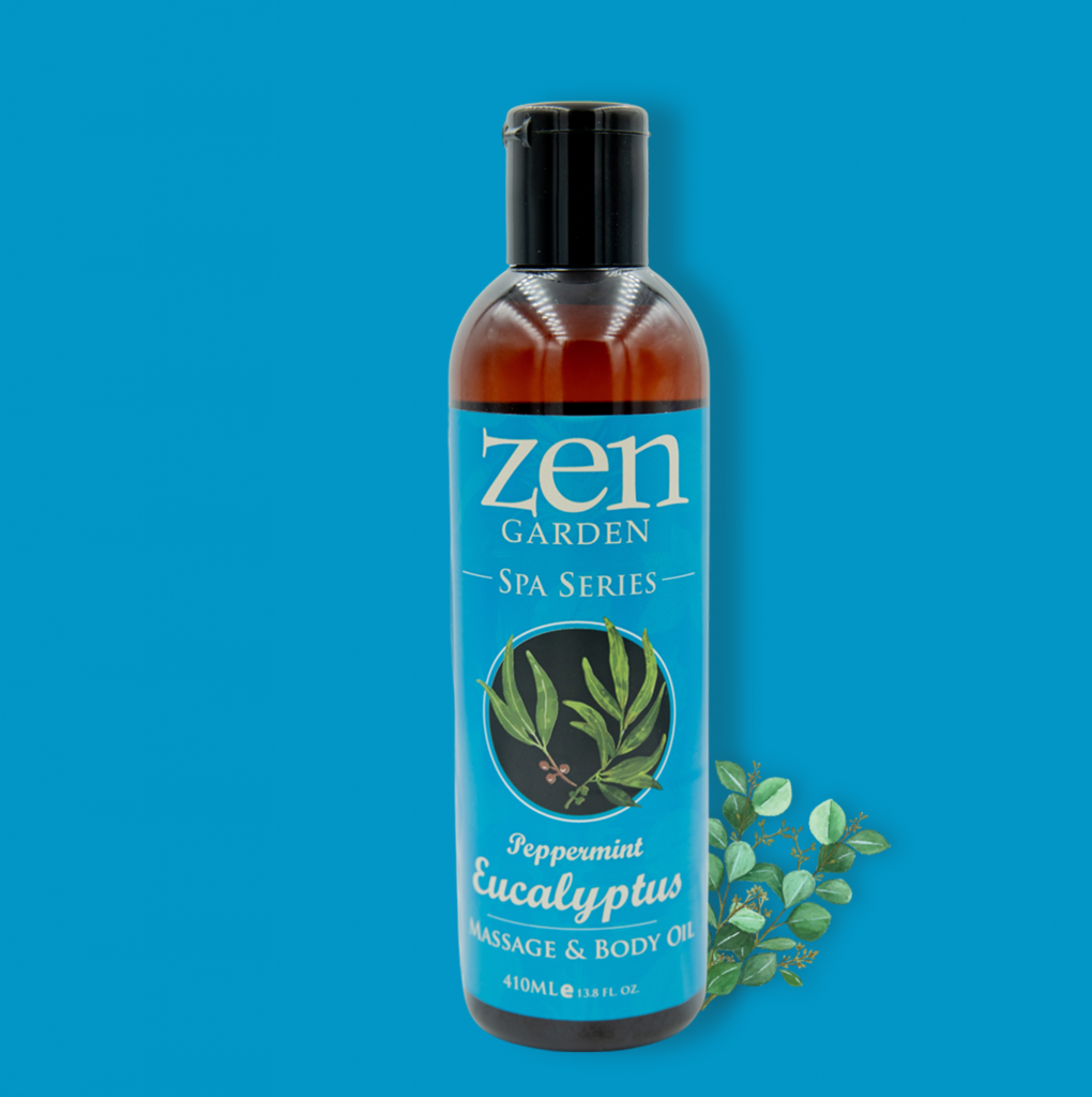 peppermint eucalyptus massage oil 410ml